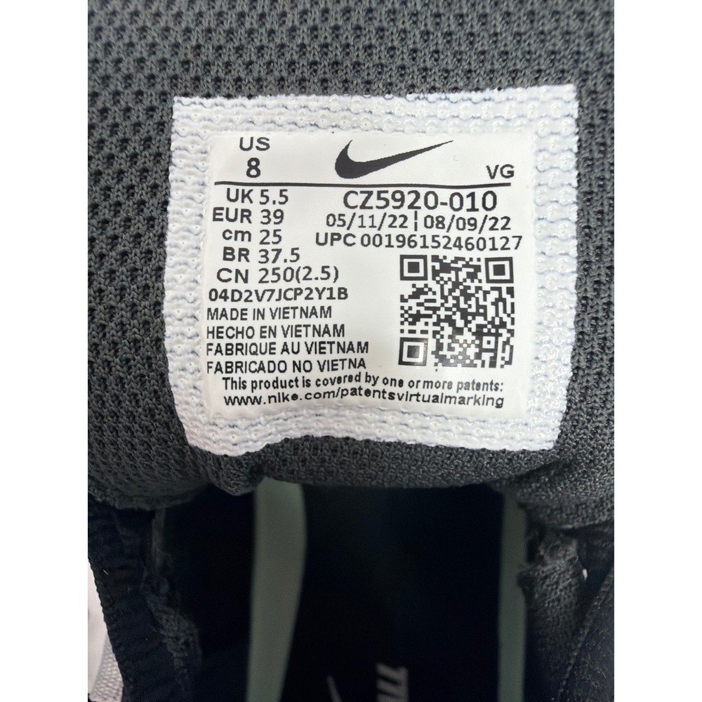 NWOT Nike Hyperdiamond 4 Pro Softball Cleats Black White CZ5920-010 Womens 8 - Picture 8 of 9